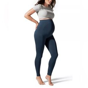 BLANQI Everyday Maternity‎ Full Belly Support Leggings Large